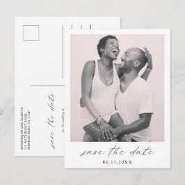 Cartão Postal De Anúncio Fotografia de Caligrafia Elegante para Casamento S