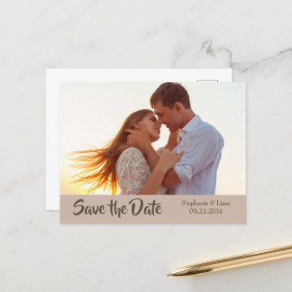 Cartão Postal De Anúncio Fotografia Tipografia Moderna Personalizada Salve