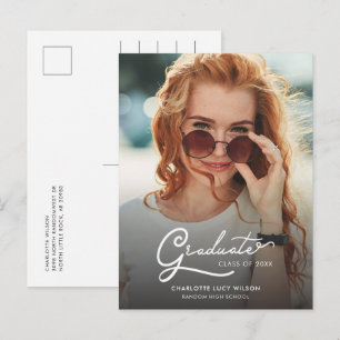 Cartão Postal De Anúncio Fotos de Formatura Modernas 2026 Graduação