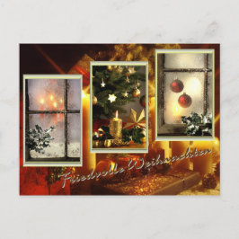 Cartão Postal De Anúncio friedvolle Weihnachten