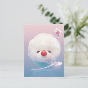 Cartão Postal De Anúncio Gelo Fluffy