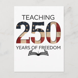 Cartão Postal De Anúncio Graduação do 250º Ano de Ensino da Liberdade 