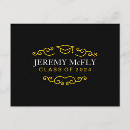 Cartão Postal De Anúncio Graduação Personalizada de Turma