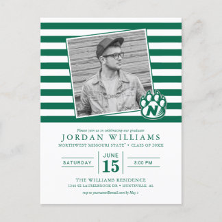 Cartão Postal De Anúncio Graduado da NW Missouri State