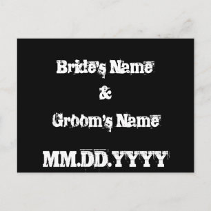 Cartão Postal De Anúncio Grafite Urbano Guardar Cartão-Postal de Data