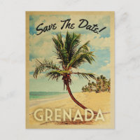 Grenada Salve a Data Vintage Praia Palmeira