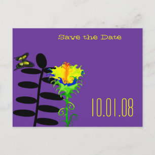 Cartão Postal De Anúncio Guardar A Data - - - Personalizada - Personalizada