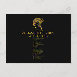 Cartão Postal De Anúncio História da Grécia Antiga - Alexandre O Mundo Exce