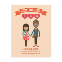 Ilustração de Casal de Desenho Animado Casamento