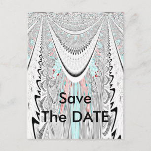 Cartão Postal De Anúncio Imagem de vetor de cores cianas suaves e atordoant