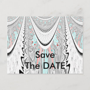 Cartão Postal De Anúncio Imagem de vetor de cores cianas suaves e atordoant