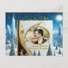 Cartão Postal De Anúncio INVERNO no Magnífico Mundo de Fantasia