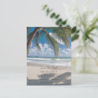 Jamaica Destination Beach Wedding Save the Date
