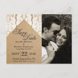 Cartão Postal De Anúncio Laço branco chique & elegante, ouro, & papel do