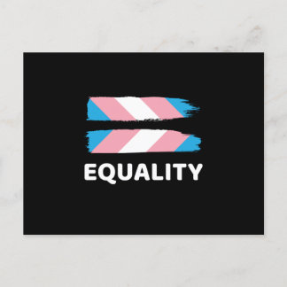 Cartão Postal De Anúncio LGBT Transgender