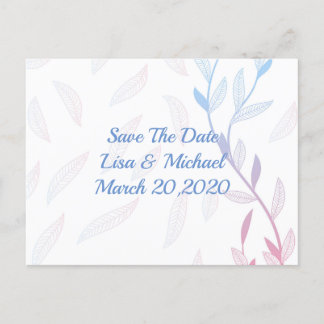 Cartão Postal De Anúncio Linda Frame Floral