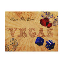 marinho azul dado Vintage Vegas salve a data