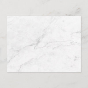 Cartão Postal De Anúncio Mármore Branco