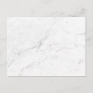 Cartão Postal De Anúncio Mármore Branco