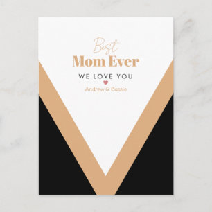 Cartão Postal De Anúncio Melhor mãe de sempre