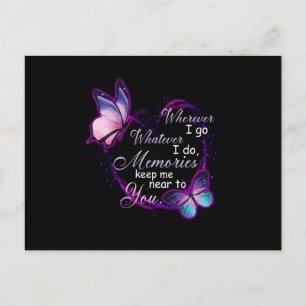 Cartão Postal De Anúncio Memórias Me Mantenha Perto De Você