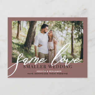 Cartão Postal De Anúncio Mesmo Casamento Menor de Amor   Atualização de Cas