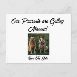 Cartão Postal De Anúncio Minimalista Salve o Dia dos Cães