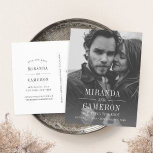 Cartão Postal De Anúncio Moderno Humor   Foto Salve a Data