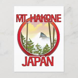 Cartão Postal De Anúncio Monte Hakone Japão