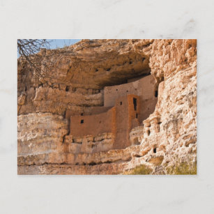 Cartão Postal De Anúncio Monumento nacional do castelo de Montezuma