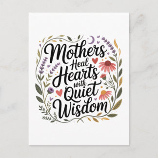 Cartão Postal De Anúncio Mothers Heal Hearts With Quiet Wisdom