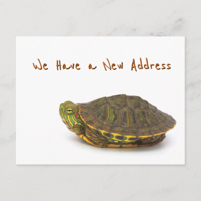 Cartão Postal De Anúncio Movendo (Frente)