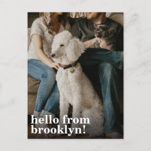 Cartão Postal De Anúncio Movimentação de Foto de Novo Endereço Residenci