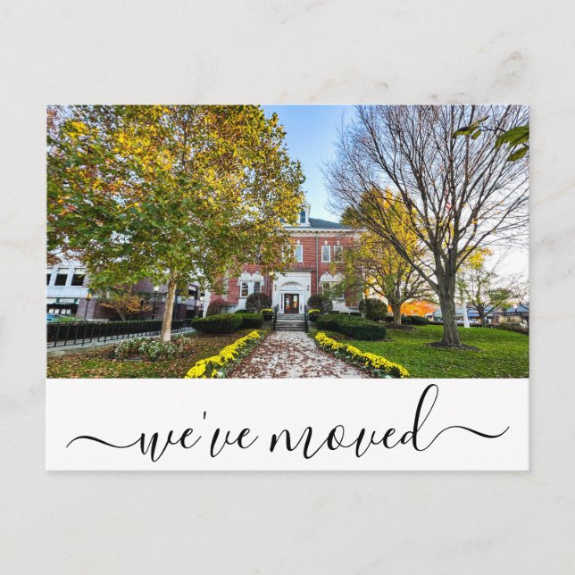 Cartão postal de Anúncio Movimentado de La Grange  (Frente)