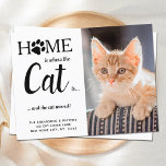 Cartão Postal De Anúncio Movimentamos a Movimentação do Cat de Novo Endereç<br><div class="desc">Lar é onde o gato está... e o gato se mexeu! Deixe seu melhor amigo anunciar sua jogada com este cartão de anúncio personalizado fotógrafo fotógrafo fotógrafo fotógrafo fotógrafo fotógrafo fofo e engraçado. Personalize com sua foto favorita de gato, seus nomes e seu novo endereço. Este anúncio em movimento é...</div>
