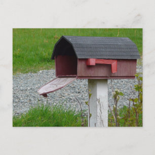 Cartão Postal De Anúncio Mudança de Endereço Caixa de Correio Rural