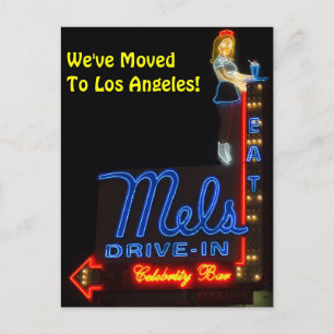 Cartão Postal De Anúncio Mudança de endereço de Los Angeles