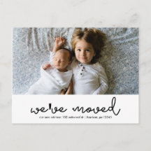 Mudança de endereço Foto moderna