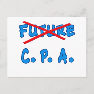 Cartão Postal De Anúncio Não Mais Design de Graduação CPA Futura
