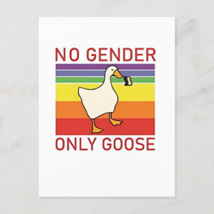 Cartão Postal De Anúncio Nenhum Sexo Apenas Sai LGBTQ Não Binar
