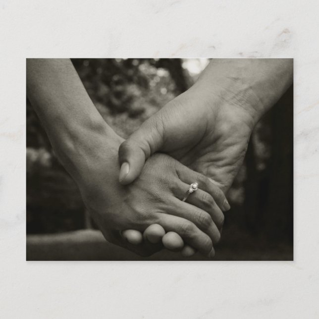 Cartão Postal De Anúncio Noivado (Frente)