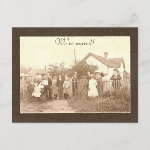 Cartão Postal De Anúncio Nós movemo-nos!