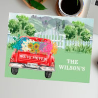 Nós nos mudamos cerca rural floral orçamento Mudan