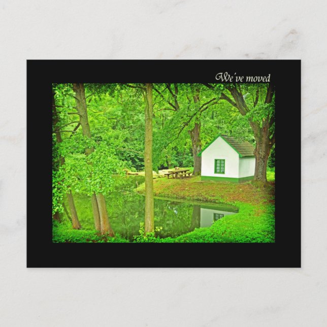 Cartão Postal De Anúncio Nós nos mudamos - novo endereço (Frente)