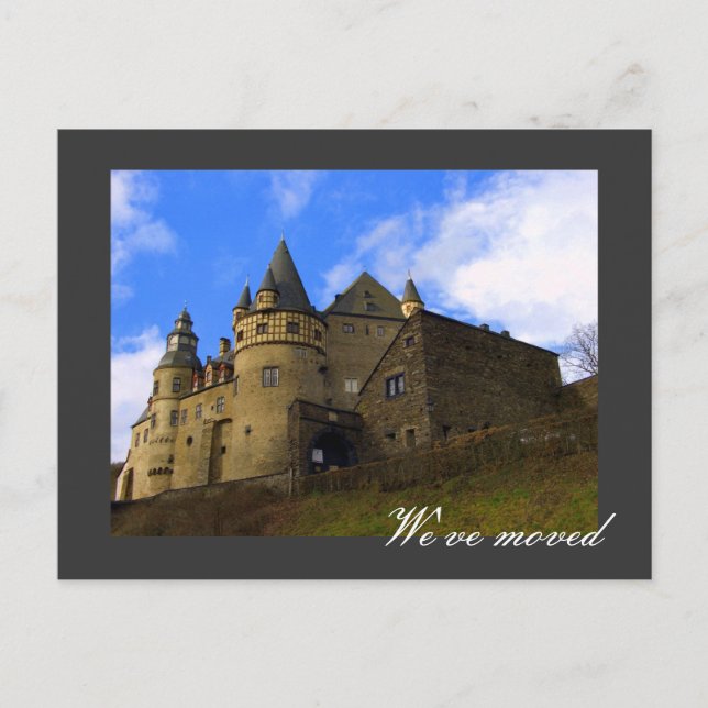 Cartão Postal De Anúncio Nós nos mudamos - totalmente personalizável! (Frente)