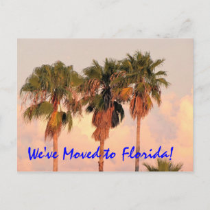 Cartão Postal De Anúncio Nós transportamo-nos ao cartão de Florida