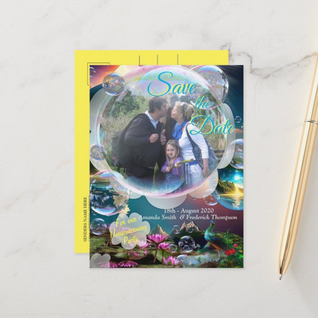 Cartão Postal De Anúncio Nosso Sol é uma Estrela e um Dador de Vida (Frente/Verso In Situ)