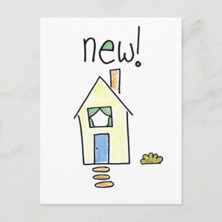 Cartão Postal De Anúncio Nova Casa!