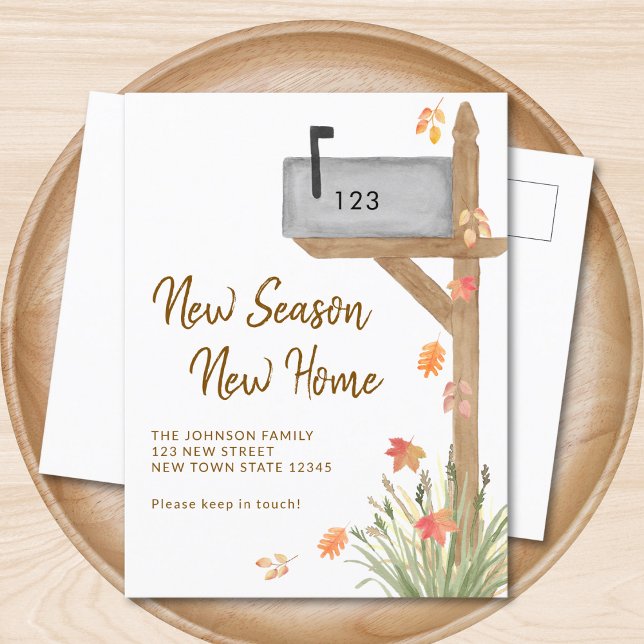 Cartão Postal De Anúncio Nova Estação de Movimentação do Novo Queda Domésti (Criador carregado)