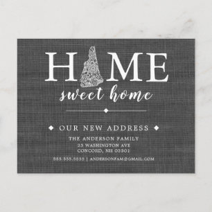 Cartão Postal De Anúncio NOVA placa de Posto de lançamento móvel HAMPSHIR